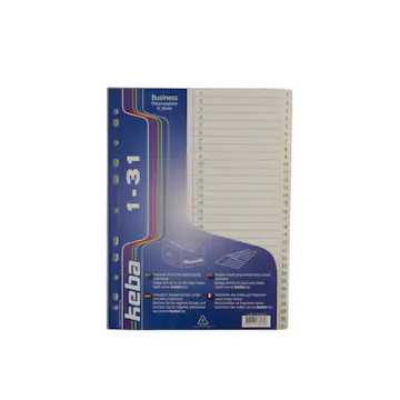 Register KEBA Business A4 0,18 mm PP 1-31
