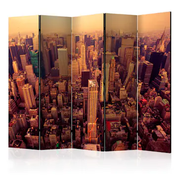 Rumsavdelare Skärmvägg Arkiio Bird Eye View Of Manhattan New York II 225x172 cm