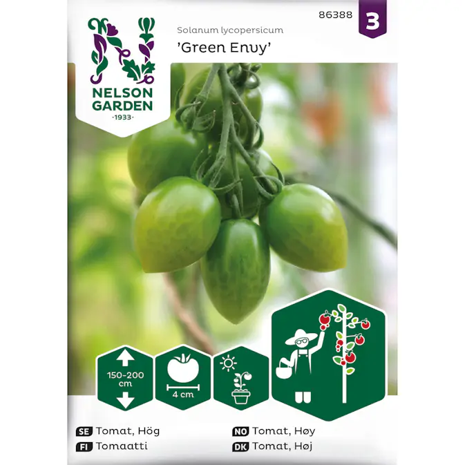 Frö Nelson Garden Tomat Hög Green Envy