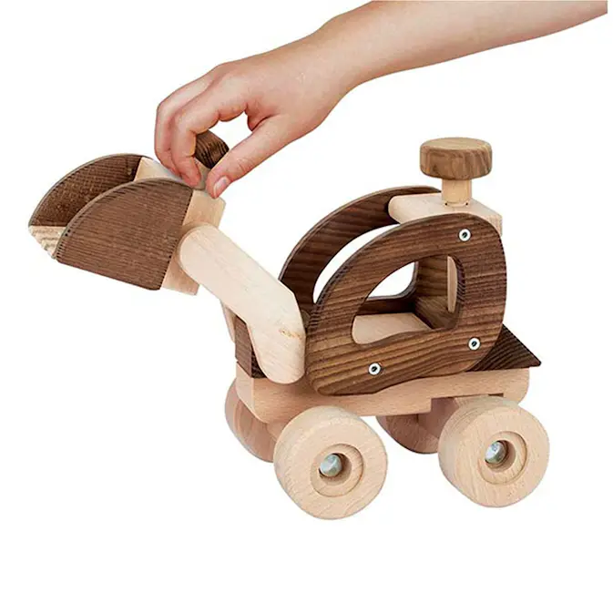 Traktor Goki med Grävskopa