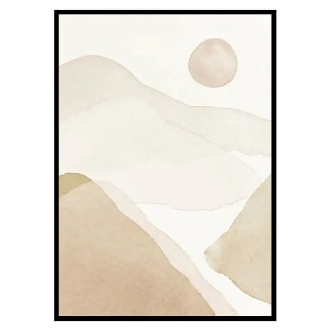 Poster Gallerix Mountain Shapes