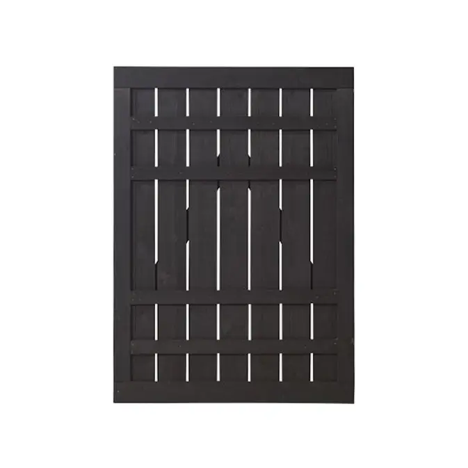 Skärmgrind PLUS Rustik 100x138 cm Svart
