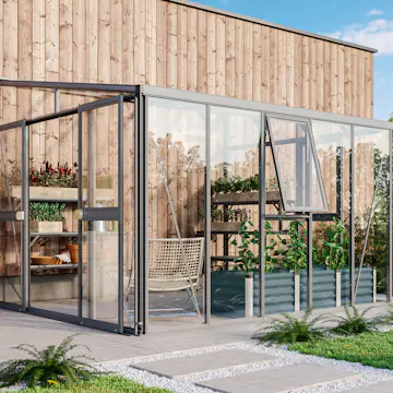 Växthus Vitavia Helena 2 8,66 kvm Polytak