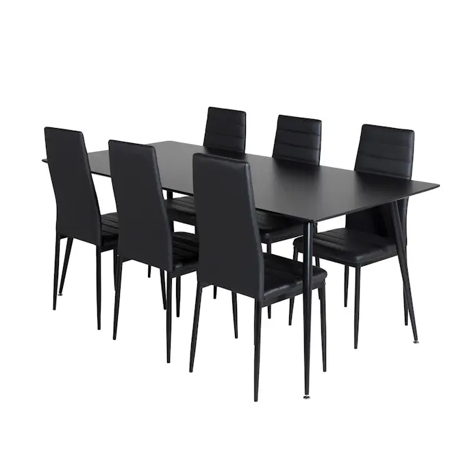 Matgrupp Venture Home Silvia med 6 Sly Stolar