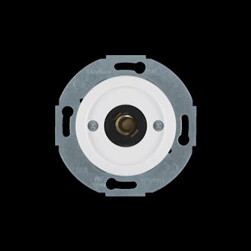 Tryckknapp Hager 1-polig Insats utan Klor Återfjädrande för Signallampa E10 2 A 2 W Serie 1930