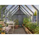 Växthus Palmako Emilia 13,1 m² (inv. 8,2+4,0 m²)