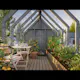 Växthus Palmako Emilia 13,1 m² (inv. 8,2+4,0 m²)