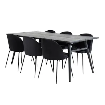 Matgrupp Venture Home Salt med 6 Wrigley Stolar