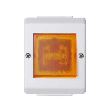 Strömbrytare Elko Trapp/1-Pol Ljus IP55 RS Renvit