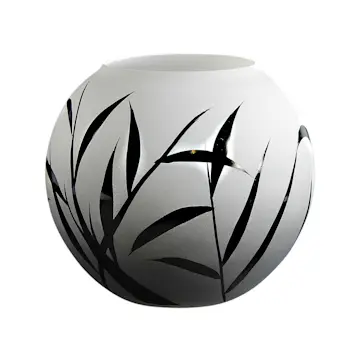 Vas Nybro Crystal Nebbioso Rund