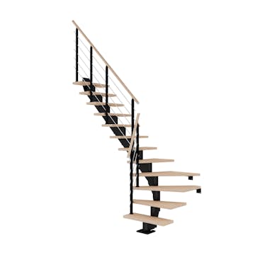 Spartrappa Dolle Hamburg Ek Vit Oljad 1/4 Design