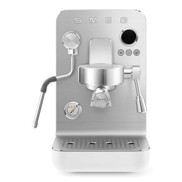 Espressomaskin Smeg Minipro EMC02WHMEU Manuell med Mjölkskummare, Vit