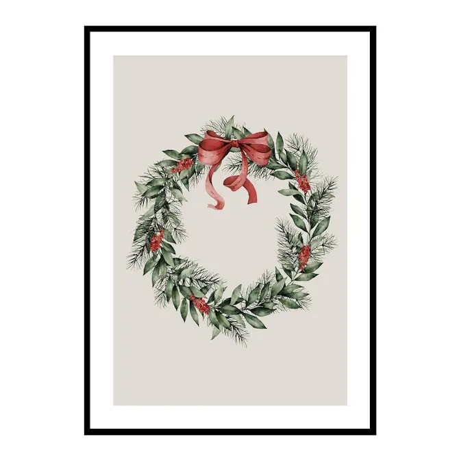 Poster Gallerix Christmas Wreath