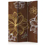 Rumsavdelare Skärmvägg Arkiio Autumnal Flora 135x172 cm