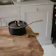 Kastrull Pepper med Lock 18 cm Svart