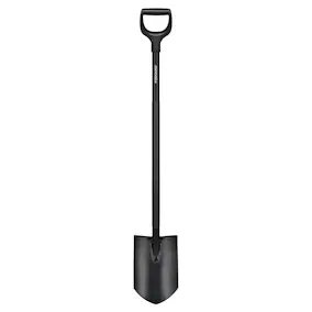 Spade Fiskars Comfort Spetsig Svart