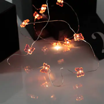 Ljusslinga Star Trading Butterfly Batteridriven LED-slinga