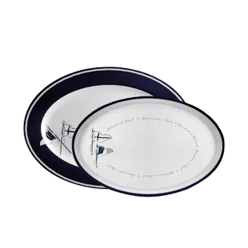 Serveringsfat Marine Business 30x22/35x25 cm 2 st