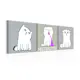 Tavla Arkiio Miezekotze Cat Trio 120x40