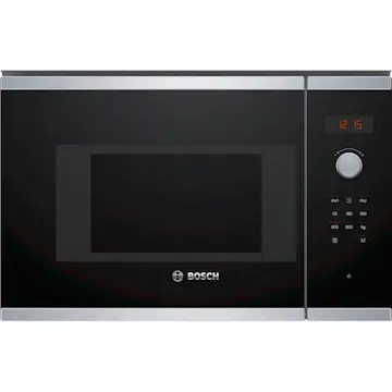 Mikrovågsugn Bosch Serie 4 BFL523MS0 Inbyggnadsmikro Rostfritt Stål 800W
