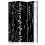 Rumsavdelare Skärmvägg Arkiio Black Elegance 135x172 cm