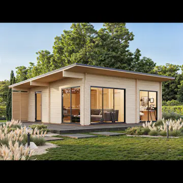 Trädgårdshus Palmako Cecilia 42,8 m² (inv. 39,9 m²)