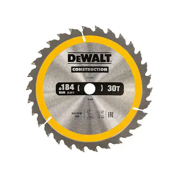 Cirkelsågklinga DeWalt DT1940 184X16 mm 30T