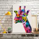 Gör-det-själv Målningar Arkiio Colourful Giraffe