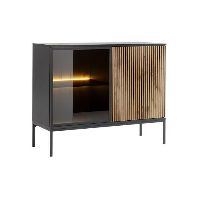 Vitrinskåp Scandinavian Choice Klinkerville med Belysning 104x83x39 cm