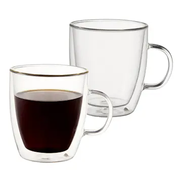 Kaffekopp Dorre Kirk Dubbelväggig 24 cl 2-pack