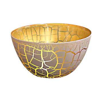 Skål Nybro Crystal Croco