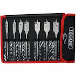 Speedborrsset Tecos 10-25mm 7 delar