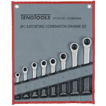 U-ringspärrnyckelsats Teng Tools 6508RSMM