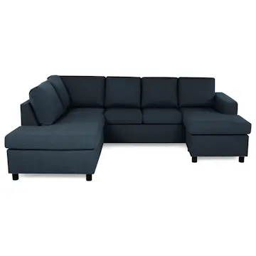 4-sitssoffa Basic Home Crazy U-formad med Divan och Schäslong 254 cm