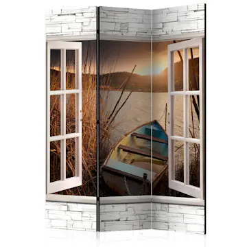 Rumsavdelare Skärmvägg Arkiio Autumnal Lake 135x172 cm