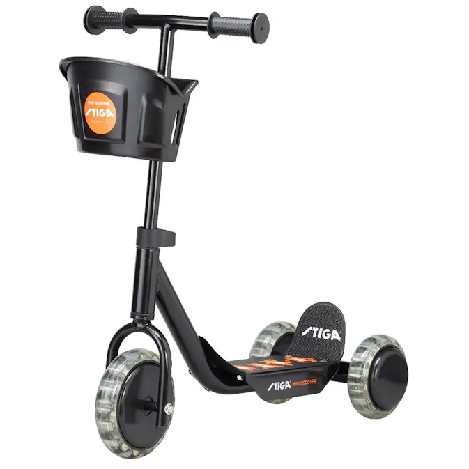 Sparkcykel STIGA Sports STR Scooter Mini Kid 3W Black