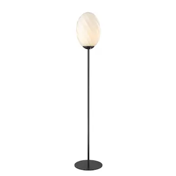 Golvlampa Halo Design Twist Oval Opal G9