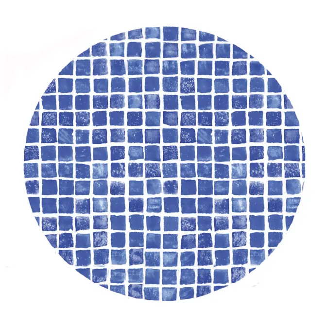 Rund Poolliner Planet Pool Mönstrad Djup 150 cm