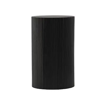 Sidobord Venture Home Lenox Svart Runt Bord/Piedestal Ø30,5cm