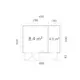 Stuga Palmako Aurelia 13,1 m² (inv. 12,4 m²)
