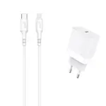 Laddare GEAR 220V 1xUSB-C PD 20W Kabel Lightning till USB-C MFI C94