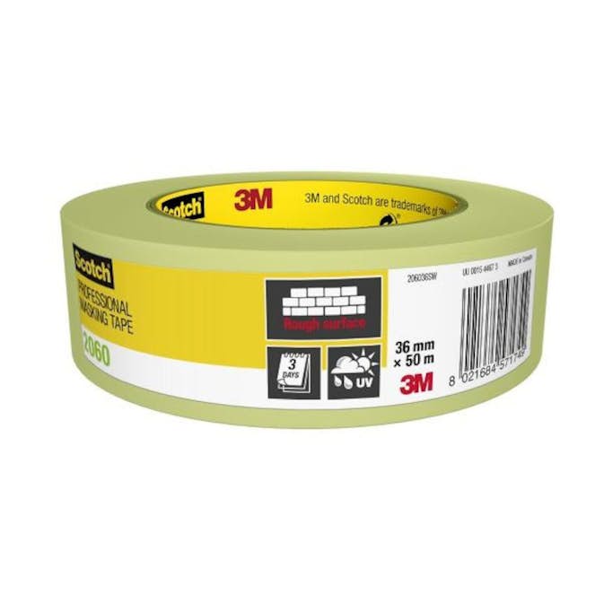 Maskeringstejp 3M Scotch 2060 Rough Surf Grön
