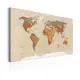 Tavla Arkiio World Map Beige Chic
