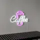 Väggdekoration Star Trading Plexy Coffee LED