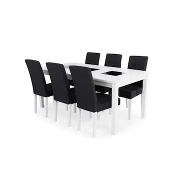 Matgrupp In Living Jasmin med 6 st Viktor Matstol