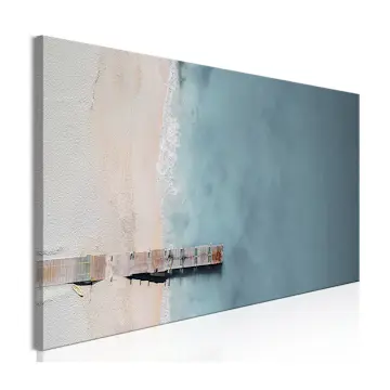 Tavla Arkiio Sea And Wooden Bridge Grey