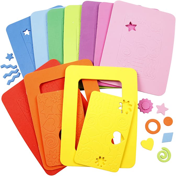 Dekorgummiramar Creativ Company Stl 13x18 cm 10 Mix/1 Förp