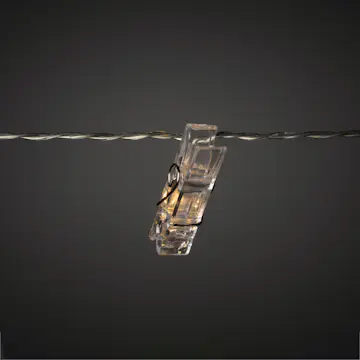 Ljusslinga Gnosjö Konstsmide Fotoklämmor LED