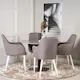 Matgrupp Venture Home Roxanna Grå Bord med 4 Corina Stolar