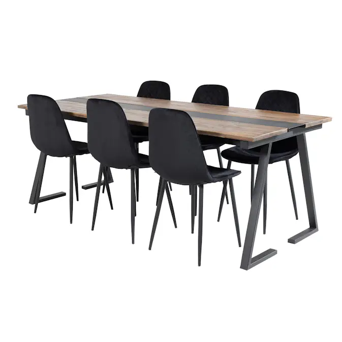 Matgrupp Venture Home Jane med 6 Phoi Stolar